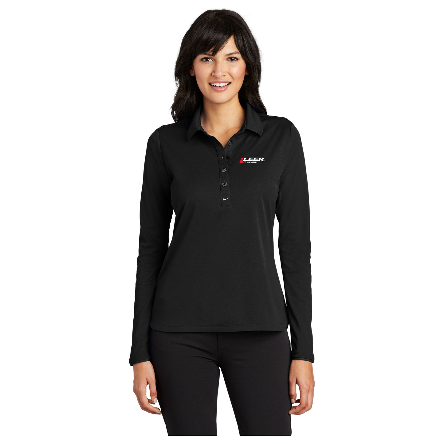 Nike Ladies Long Sleeve Dri-FIT Stretch Tech Polo - 545322