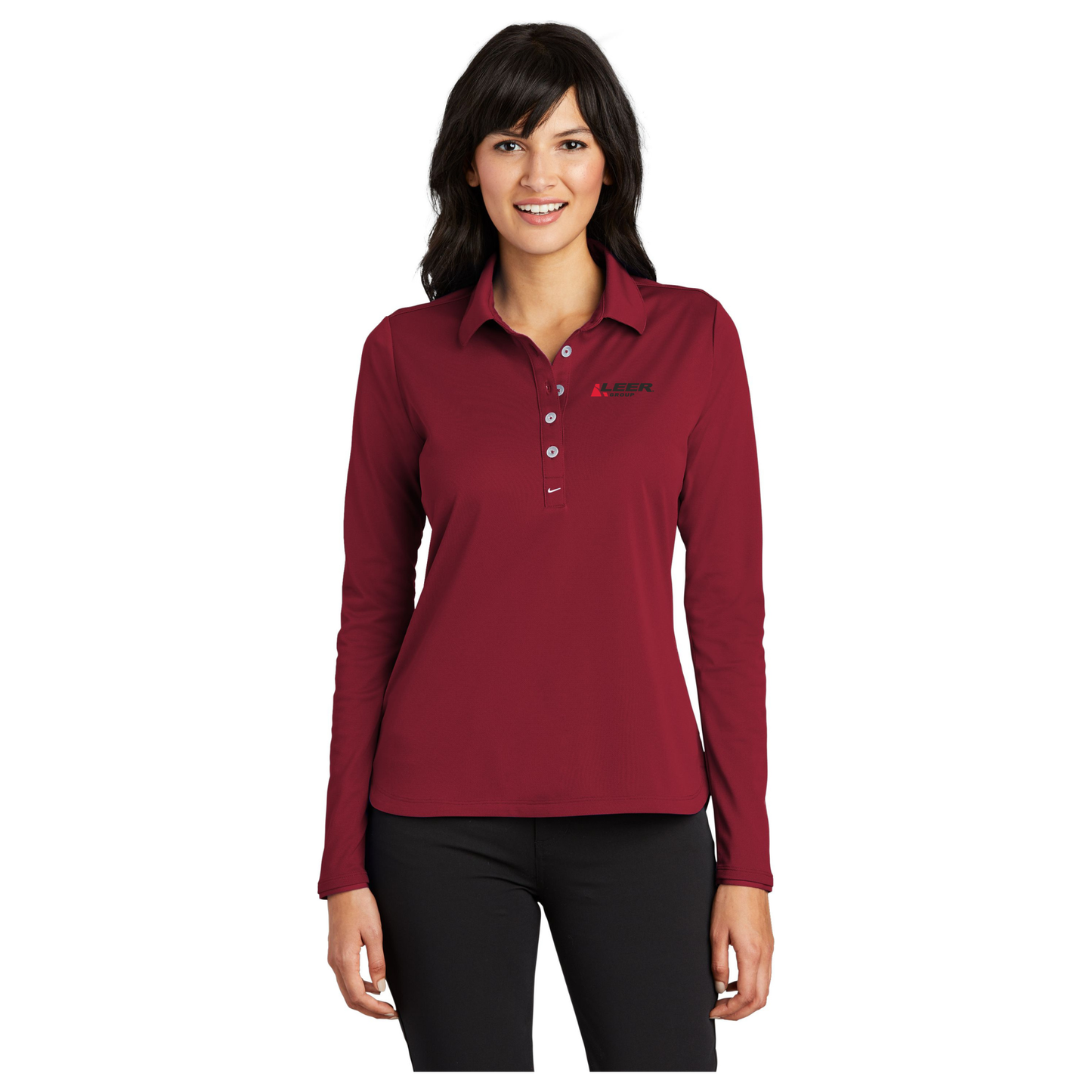 Nike Ladies Long Sleeve Dri-FIT Stretch Tech Polo - 545322