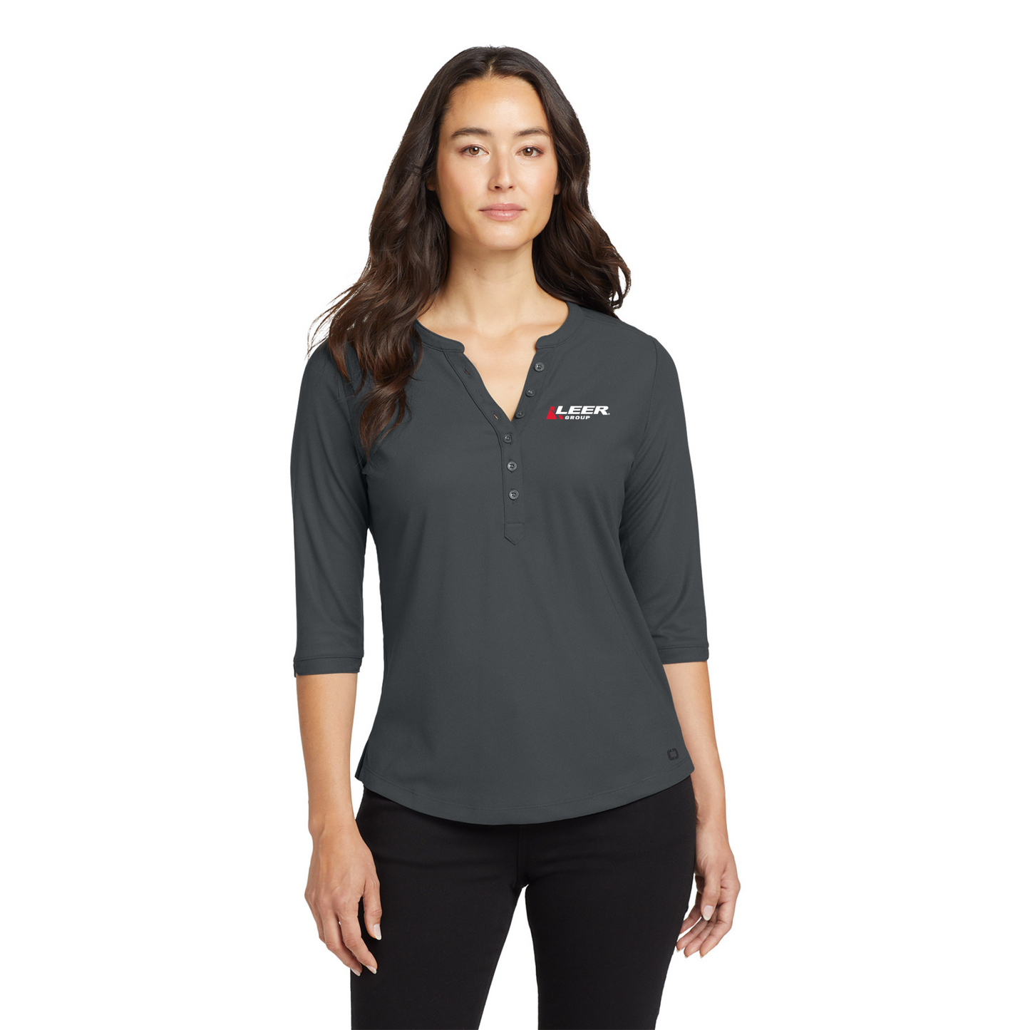 OGIO® Women's Jewel Henley - LOG104-Leer Group