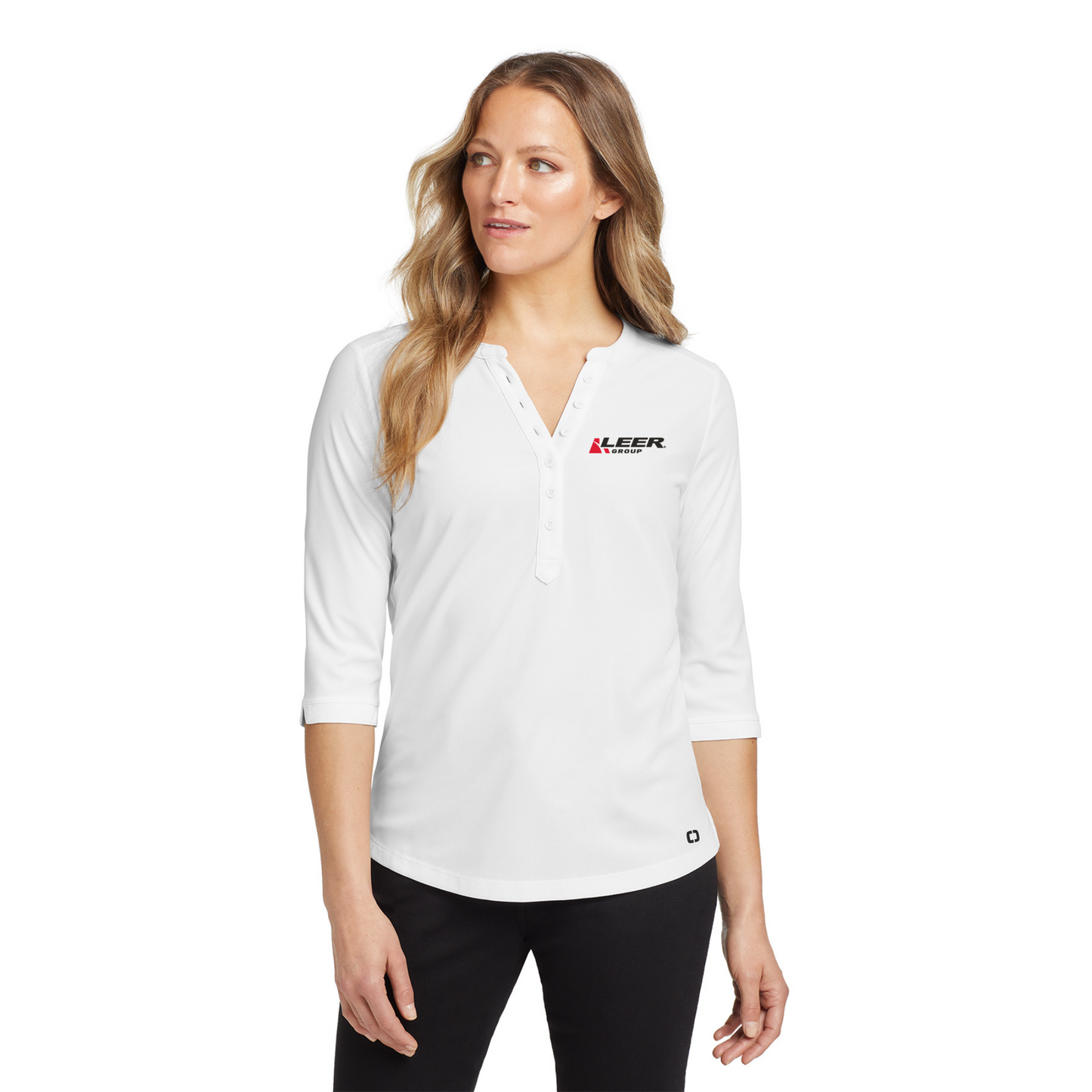 OGIO® Women's Jewel Henley - LOG104-Leer Group