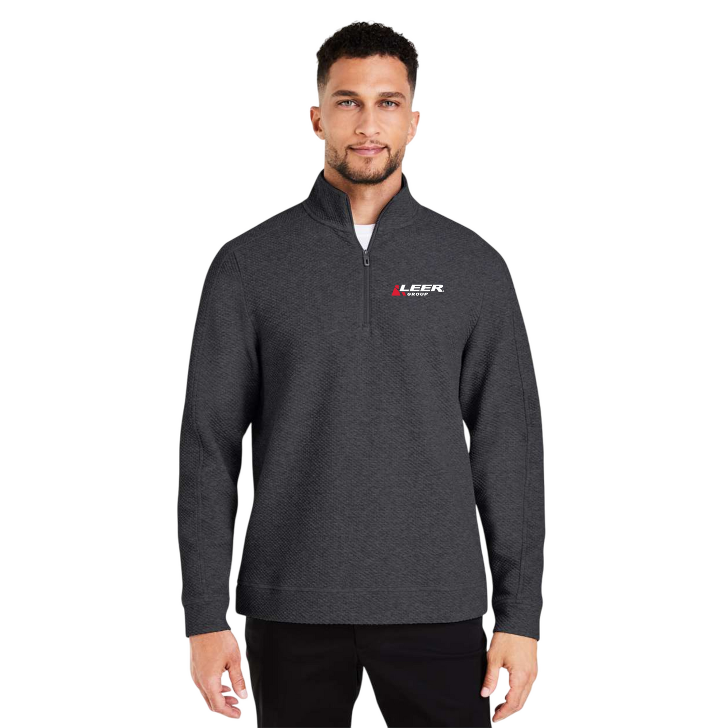 North End - Spirit Textured Quarter-Zip Pullover - NE725